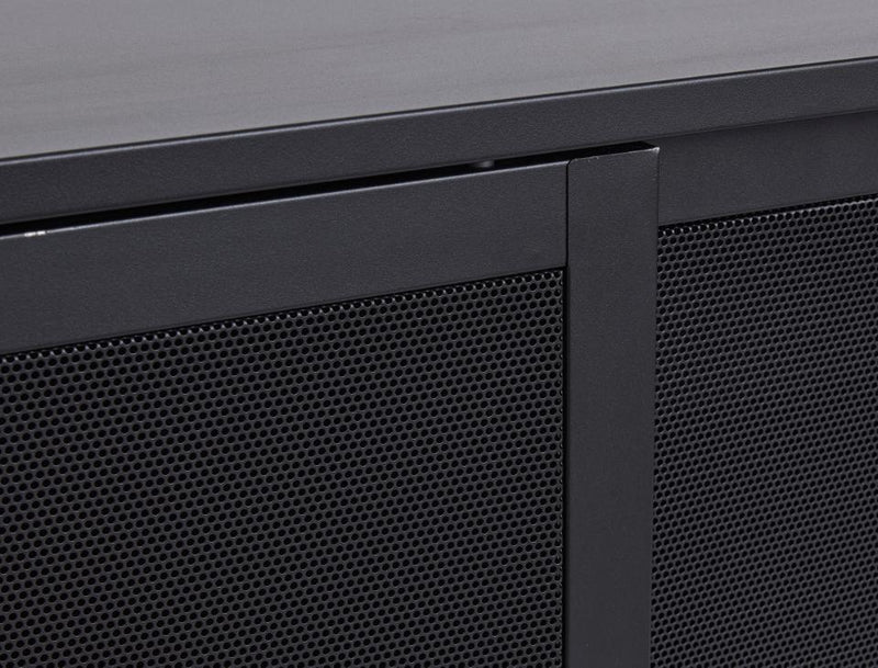 Veep skænk, sort, 160x46x75cm