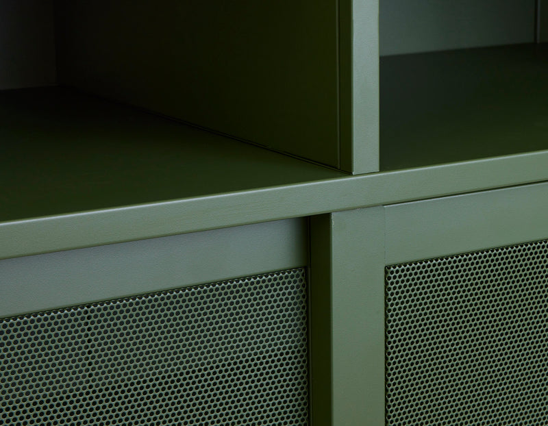 Veep Skab, Olivengrøn, 90x40x140 cm