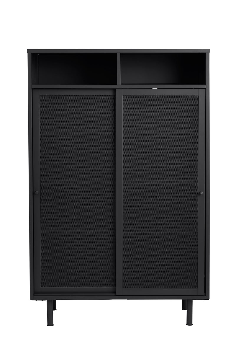 Veep Skab, Sort, 90x40x140 cm