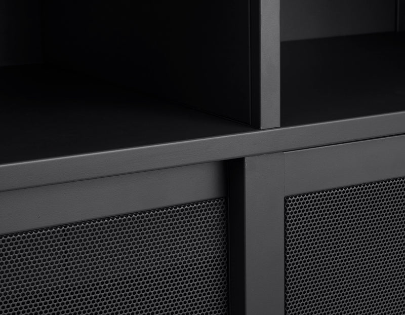 Veep Skab, Sort, 90x40x140 cm