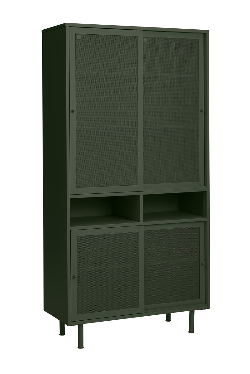 Veep skab, olivengrøn, 90x40x180cm