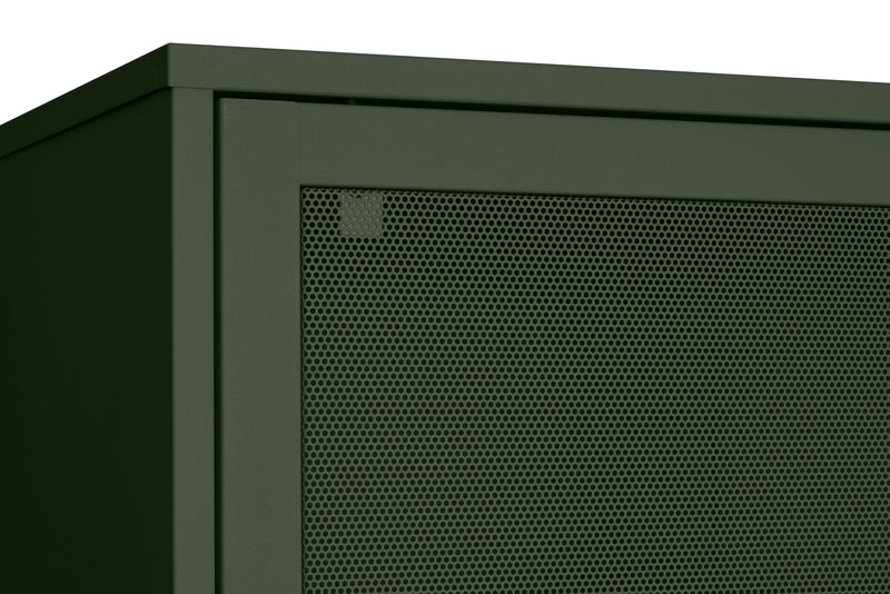 Veep skab, olivengrøn, 90x40x180cm