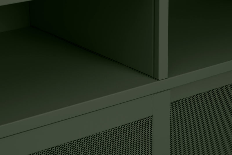 Veep skab, olivengrøn, 90x40x180cm