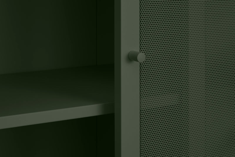 Veep skab, olivengrøn, 90x40x180cm