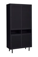 Veep skab, sort, 90x40x180cm