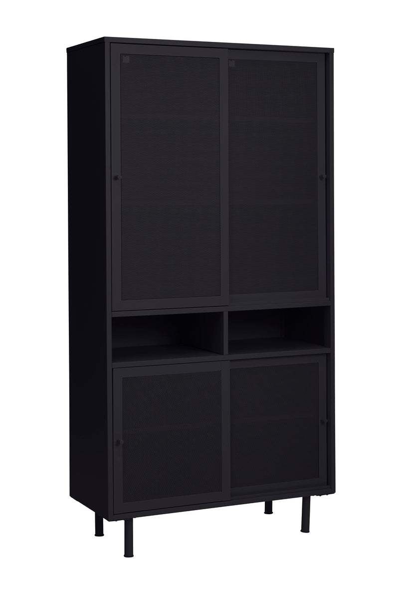 Veep skab, sort, 90x40x180cm