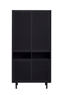 Veep skab, sort, 90x40x180cm