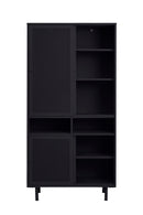 Veep skab, sort, 90x40x180cm