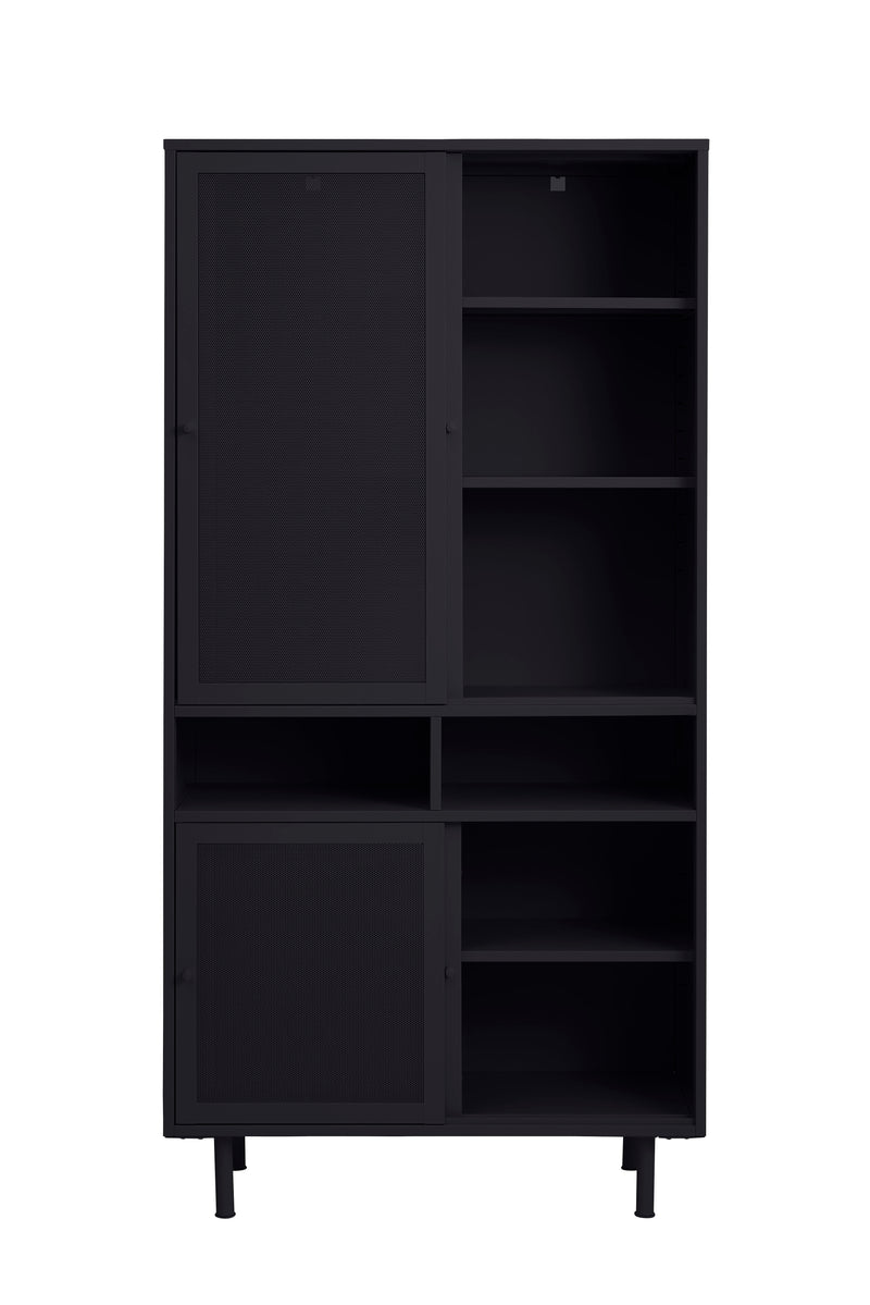 Veep skab, sort, 90x40x180cm