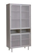 Veep skab, greige, 90x40x180cm