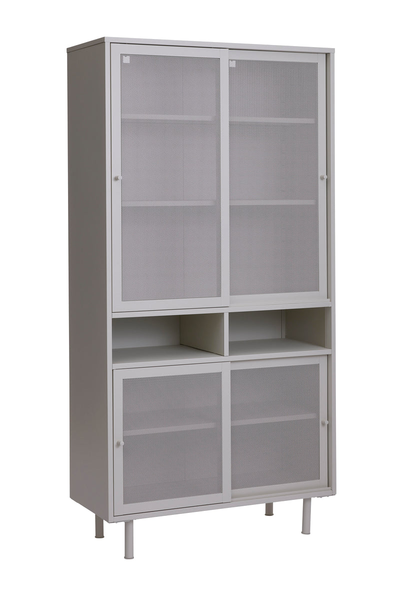 Veep skab, greige, 90x40x180cm