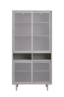 Veep skab, greige, 90x40x180cm