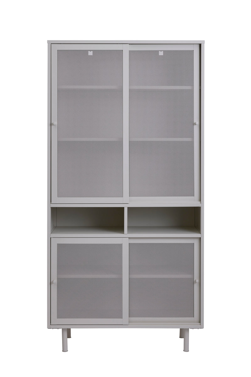 Veep skab, greige, 90x40x180cm