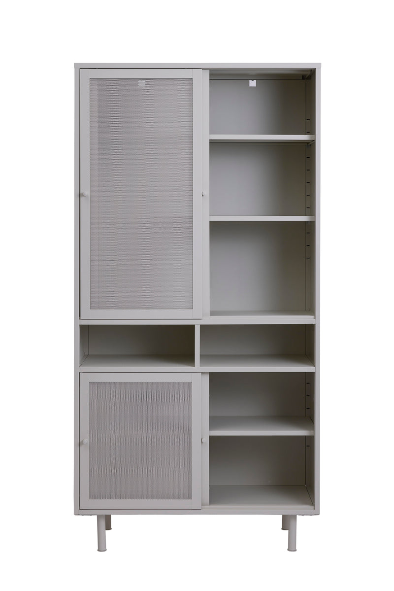 Veep skab, greige, 90x40x180cm