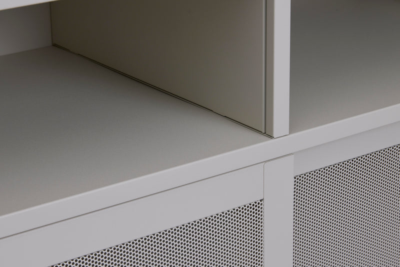 Veep skab, greige, 90x40x180cm