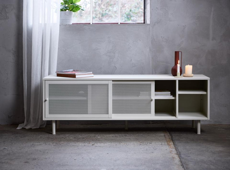 Veep tv-bord, greige, 160x45x55cm