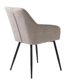 Nolan Spisebordsstol, Sand, 58x59,5x84 cm, Sæt af 2