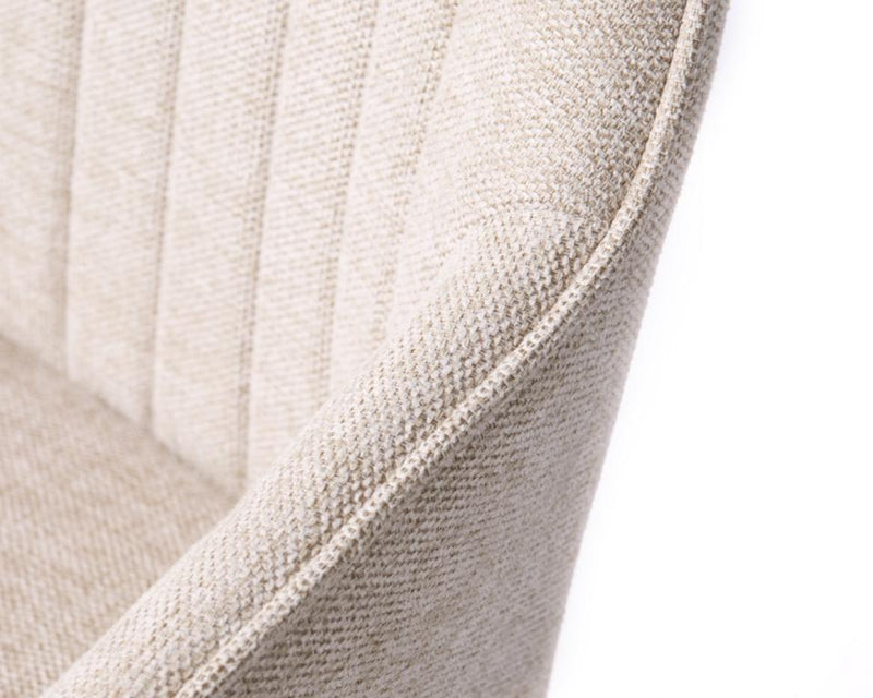 Nolan Spisebordsstol, Sand, 58x59,5x84 cm, Sæt af 2