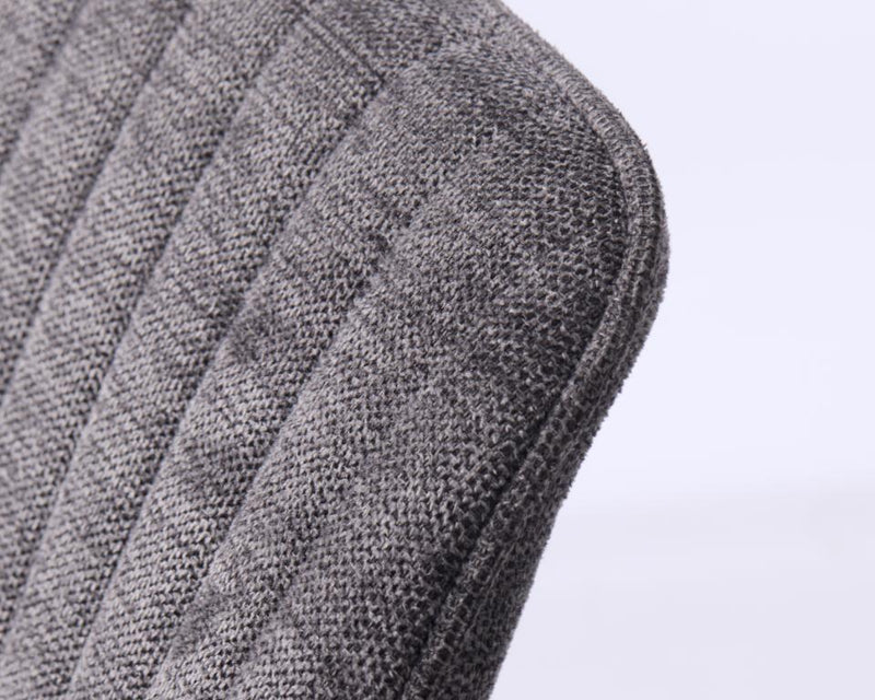 Nolan Spisebordsstol, Mørkegrå, 58x59,5x84 cm, Sæt af 2