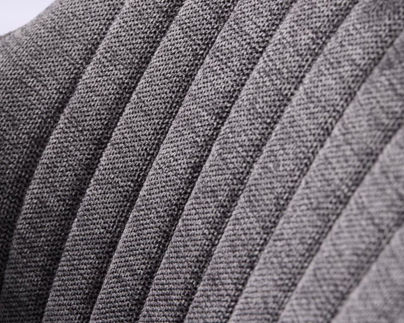 Nolan Spisebordsstol, Mørkegrå, 58x59,5x84 cm, Sæt af 2