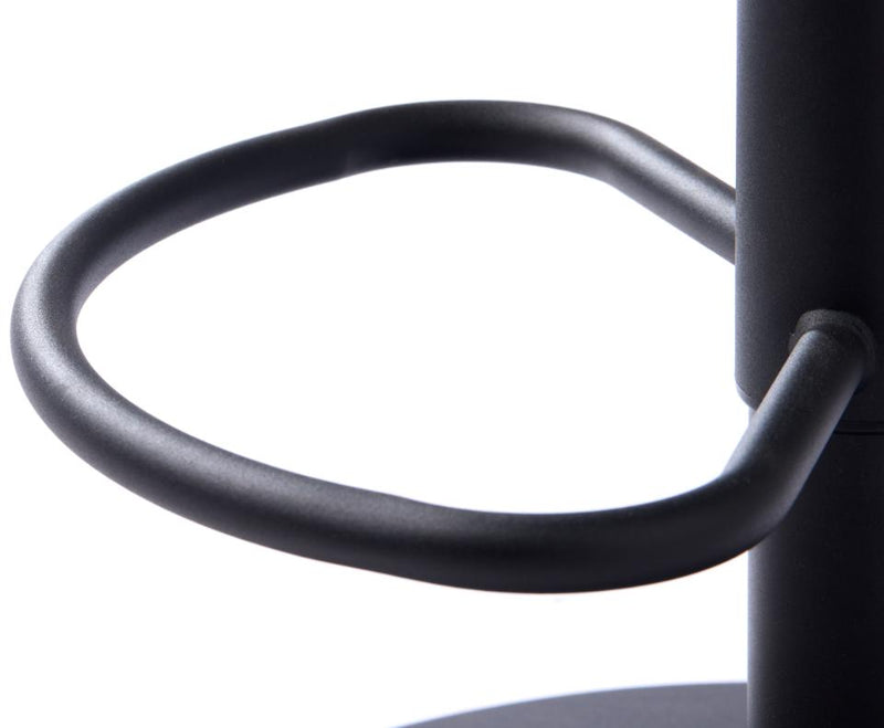 Nolan Barstol, Mørkegrå, 50,5x52x88,5-103,5 cm, Sæt af 2