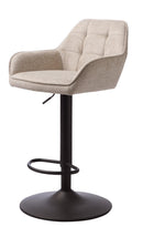 Nolan Barstol, Sand, Kvadratisk, 50,5x52x88,5-103,5 cm, Sæt af 2