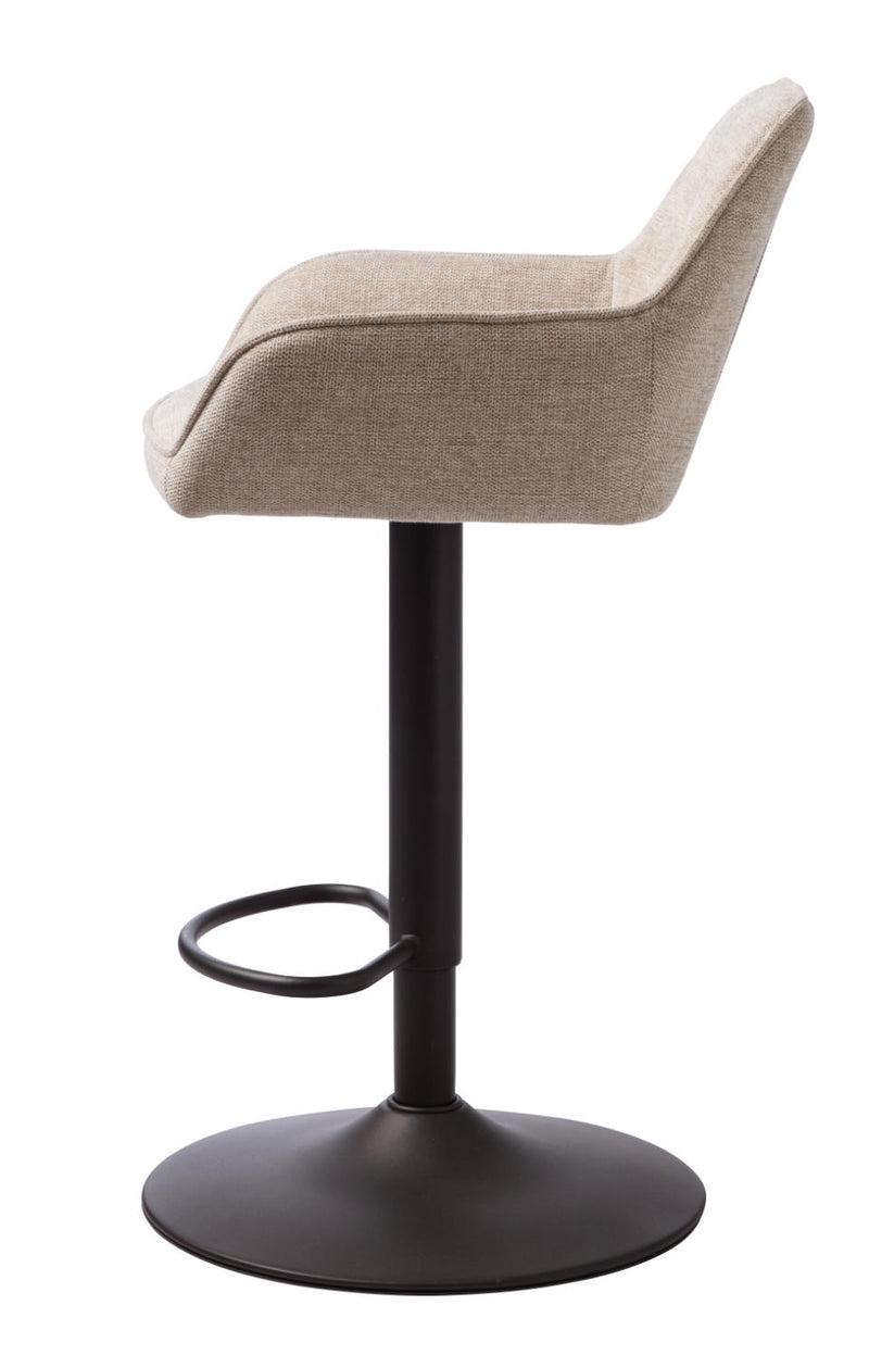 Nolan Barstol, Sand, Kvadratisk, 50,5x52x88,5-103,5 cm, Sæt af 2