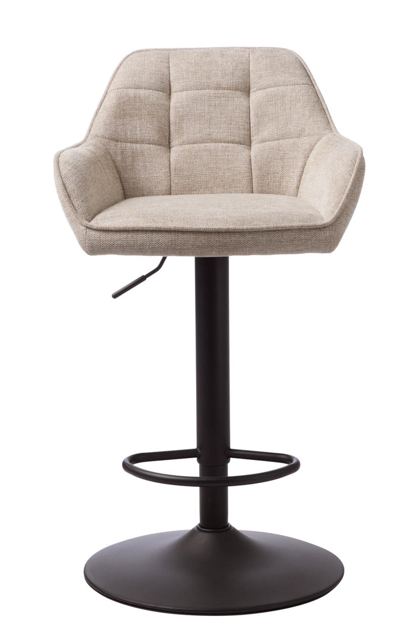 Nolan Barstol, Sand, Kvadratisk, 50,5x52x88,5-103,5 cm, Sæt af 2