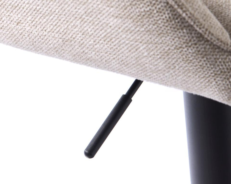 Nolan Barstol, Sand, Kvadratisk, 50,5x52x88,5-103,5 cm, Sæt af 2