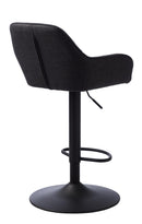 Nolan Barstol, Mørkegrå, Kvadratisk, 50,5x52x88,5-103,5 cm, Sæt af 2