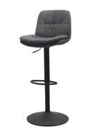 Colville Barstol, Mørkegrå, 47x55x94-110 cm, Sæt af 2