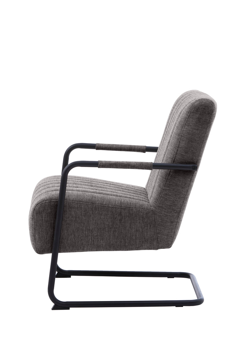 Trout Loungestol, Mørkegrå, 65x77x84,5 cm