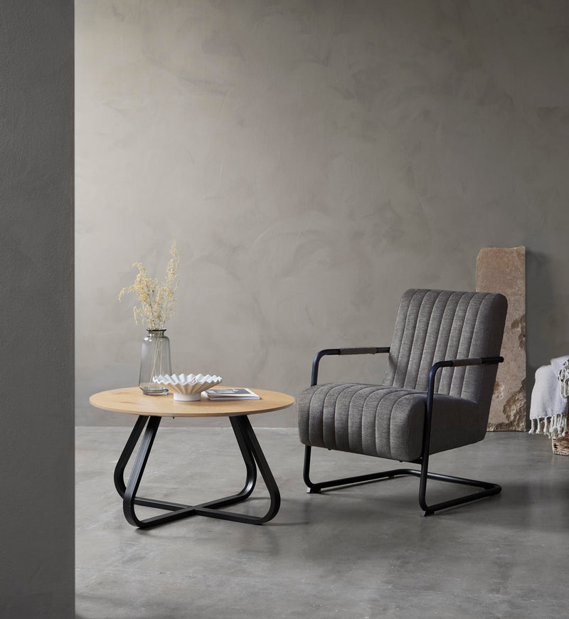 Trout Loungestol, Mørkegrå, 65x77x84,5 cm