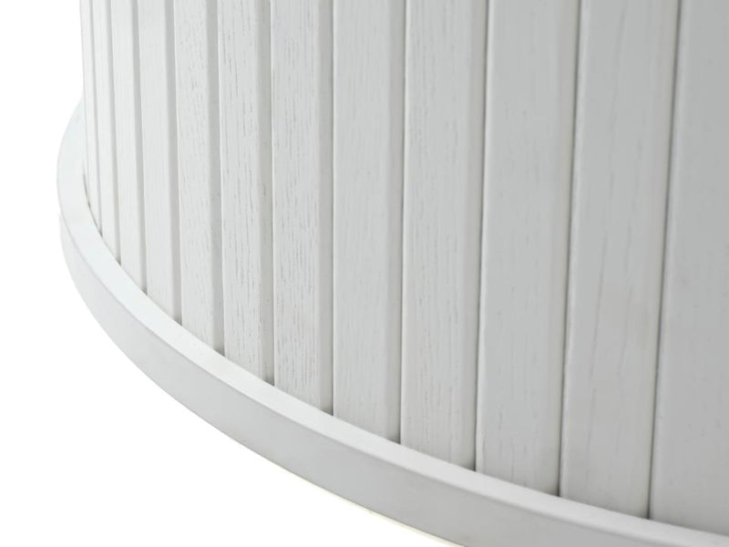 Nola Rundt Spisebord, Hvid, Ø120-167x75 cm, Udvideligt