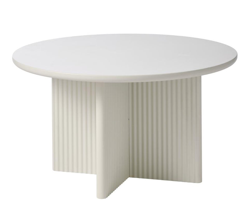 Palma Sofabord, Greige, Ø80x45 cm