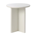 Palma Sidebord, Greige, Ø50x55 cm