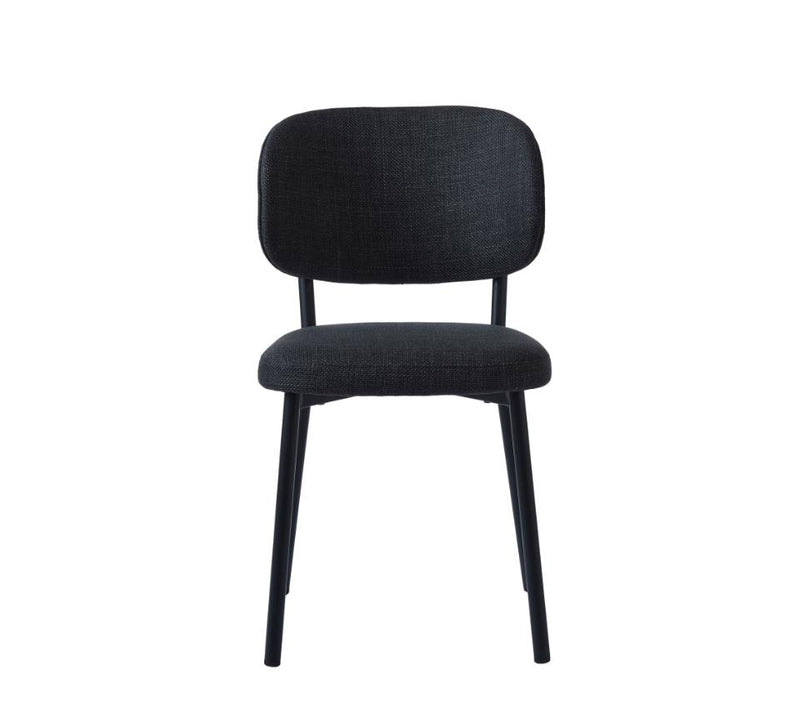 Fowler Spisebordsstol, Mørkegrå, 52,5x48x81,2 cm, Sæt af 2