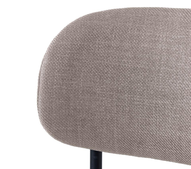 Fowler Spisebordsstol Sand, 52,5x48x81,2 cm, Sæt af 2