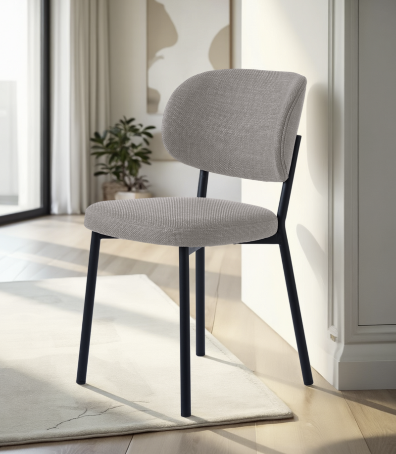 Fowler Spisebordsstol Sand, 52,5x48x81,2 cm, Sæt af 2