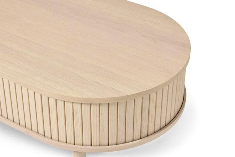 Meta Sofabord, Hvidpigmenteret eg, 120x60x45 cm