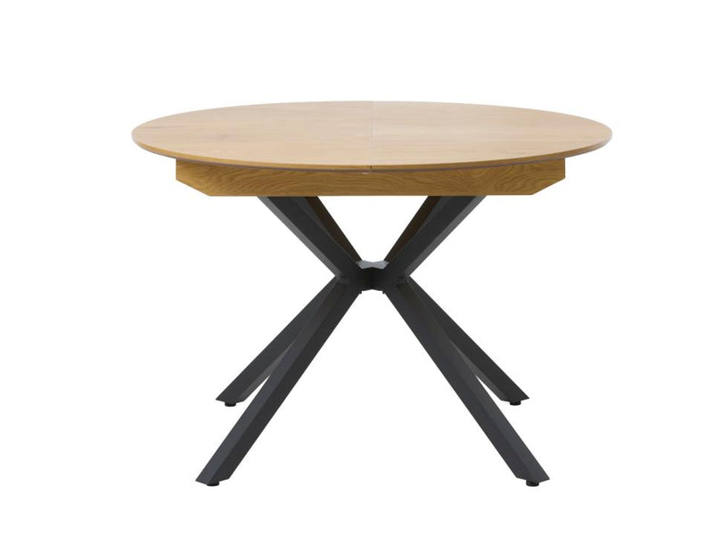 Cesura Rundt Spisebord, Eg Melamin, Ø120-170x75 cm