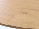 Cesura Rundt Spisebord, Eg Melamin, Ø120-170x75 cm