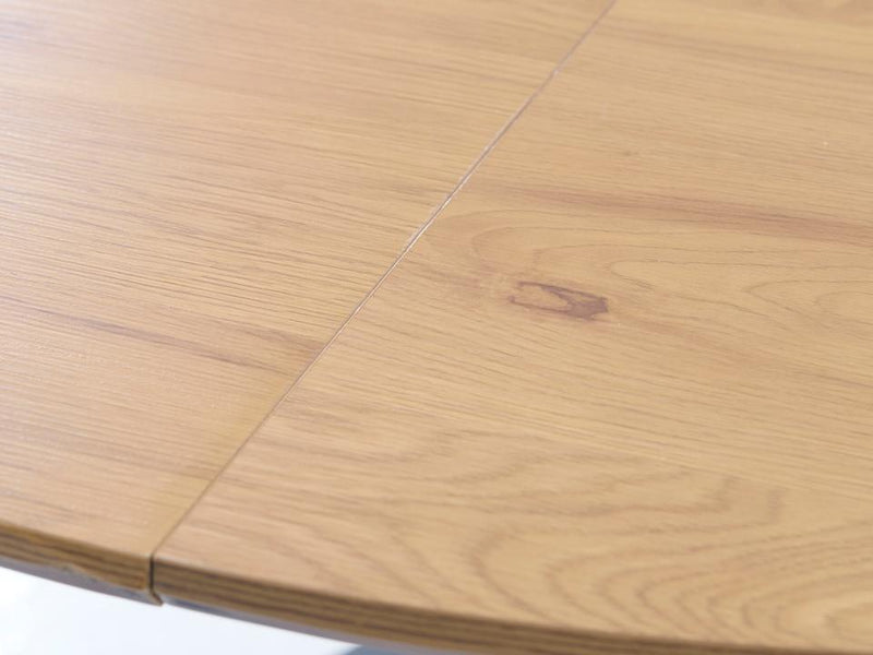 Cesura Rundt Spisebord, Eg Melamin, Ø120-170x75 cm