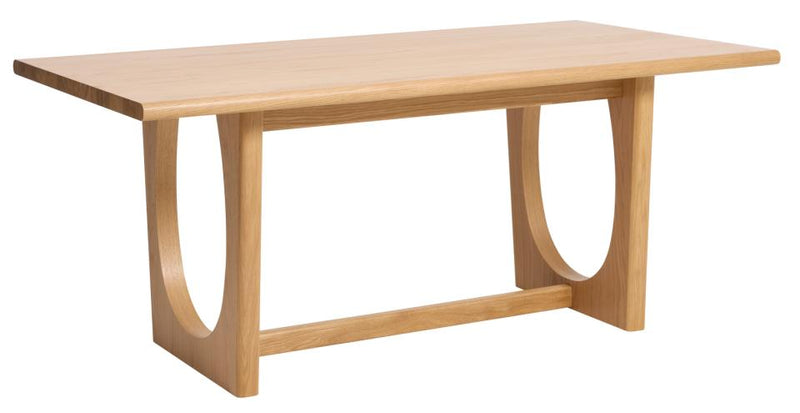 Flow Spisebord, Natur Eg, 95x180cm