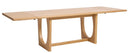 Flow Spisebord, Natur Eg, 95x180cm
