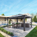 Canopia - Pavillon Dallas 4,2 x 4,2 meter antracitgrå Palram