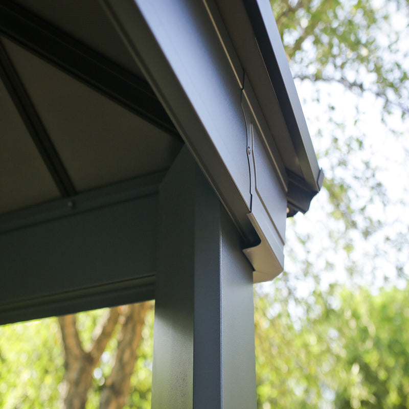 Canopia - Pavillon Dallas 4,2 x 6 meter antracitgrå Palram