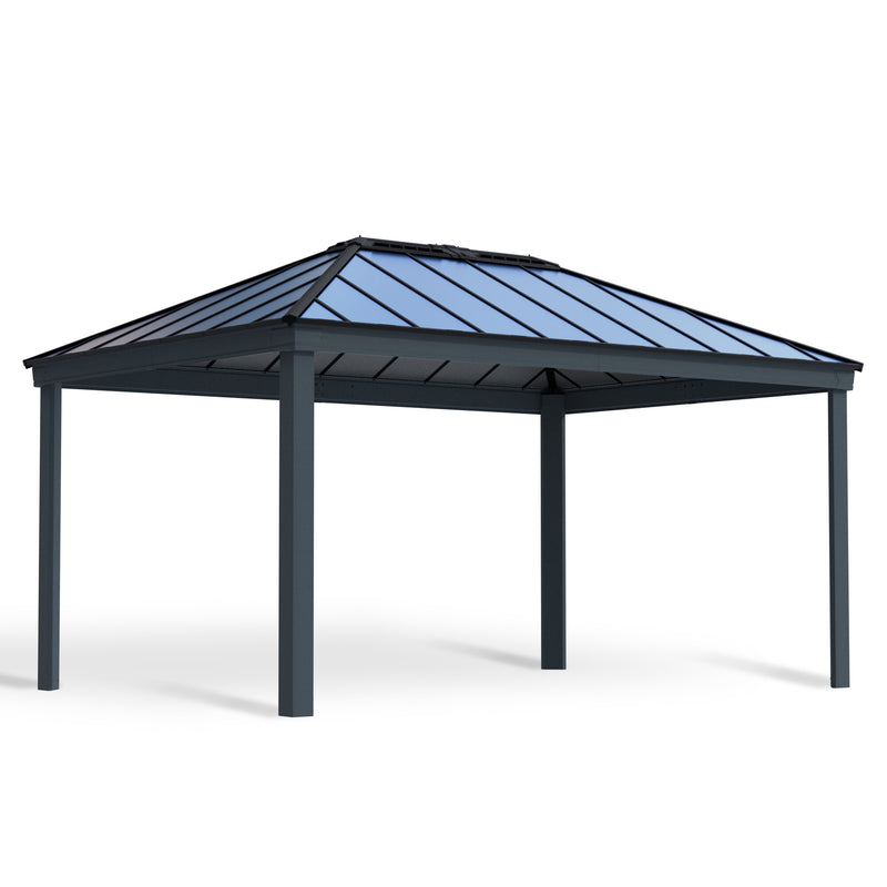 Canopia - Pavillon Dallas 4,2 x 6 meter antracitgrå Palram