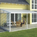 Palram Canopia - Terrasseoverdækning Feria 4x6,06m Hvid 23 m2