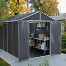 Palram - Canopia skur Rubicon 7,2 m2. mørkegrå